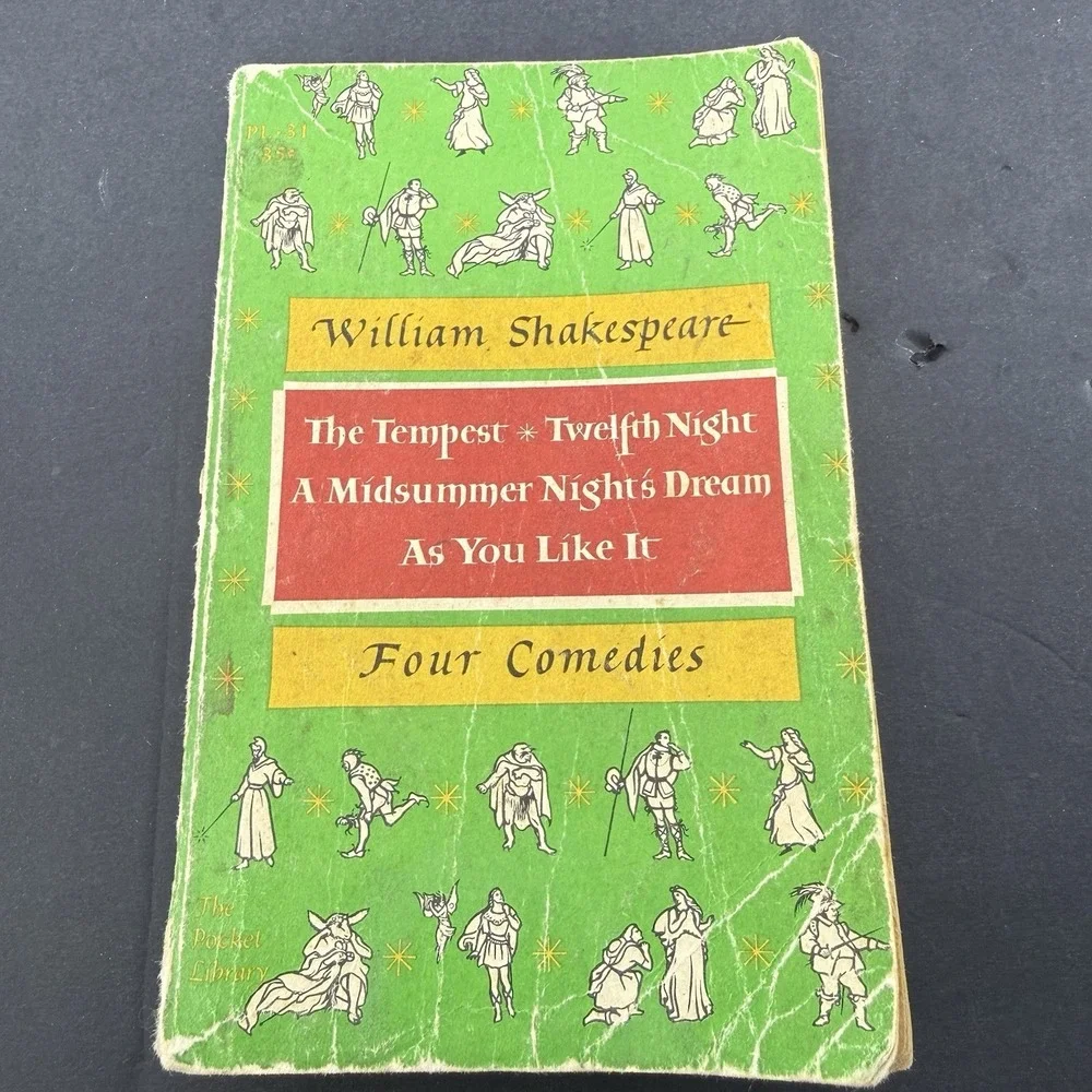 Four Comedies by William Shakespeare (1955,Paperback)  Pocket Book PL-31
